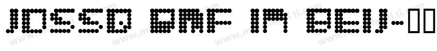 JOSSQ DMF in BeiJ字体转换